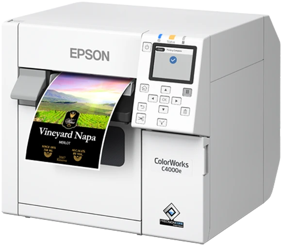 Epson ColorWorks CW-C4000e (bk), Tinte, mehrfarbig