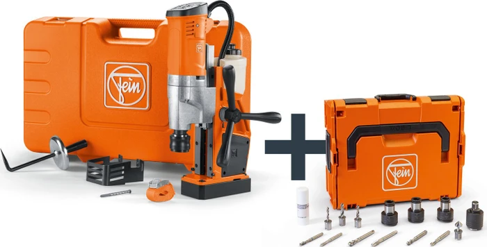 Fein KBU 35 QW Fabricator M12 Tapping-Set Elektro-Magnetkernbohrmaschine inkl. Koffer + Zubehör