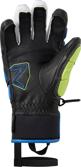Ziener Lonos-Z HD Skihandschuhe black/persian blue (Junior)