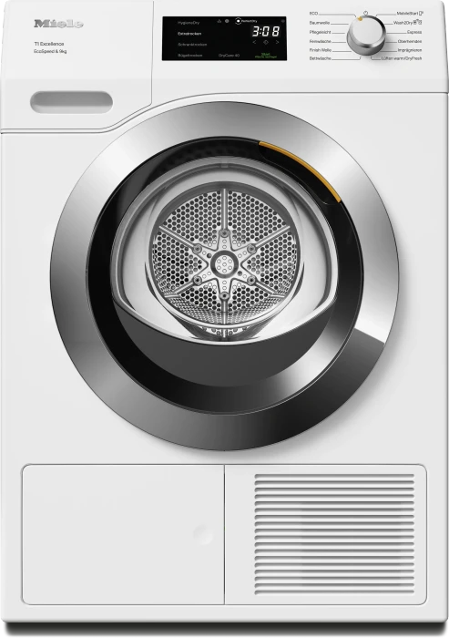 Miele T1 Excellence TEH795WP EcoSpeed & 9kg Wärmepumpentrockner lotosweiß