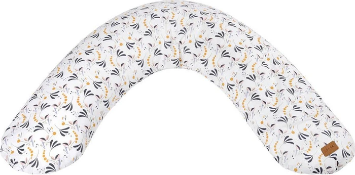 Beaba Big Flopsy Print Jersey Stillkissen howell white