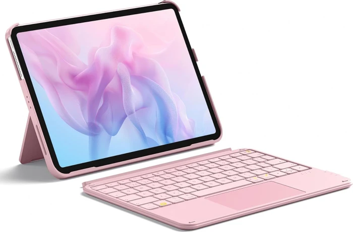 Inateck Ultraleicht Tastatur für iPad Air 6/iPad Air 5/iPad Pro 11", pink, UK