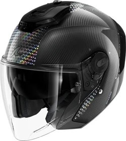 Shark RS Jet Skin Ikonic Carbon schwarz/silber