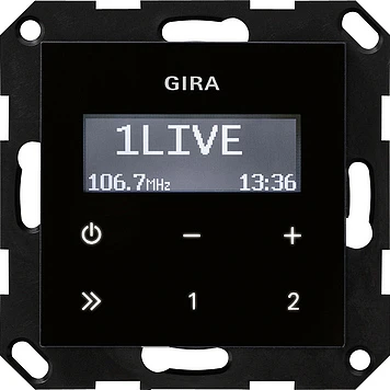 Gira System 55 Unterputz-Radio RDS