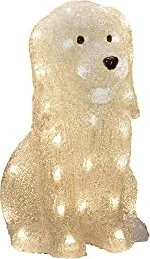Konstsmide Acryl Figur Hund LED 40x warmweiß