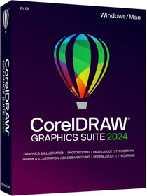 Corel CorelDraw Graphics Suite 2024, ESD (multilingual) (PC/MAC) (ESDCDGS2024ML)