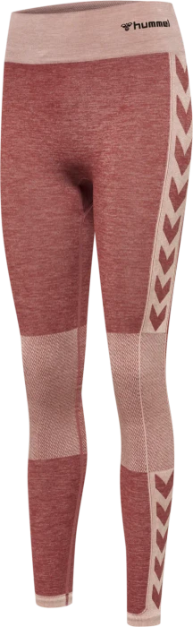 hummel CLEA Seamless Tight Hose lang withered rose (Damen)