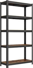 Songmics Schwerlastregal 75x150x30cm schwarz