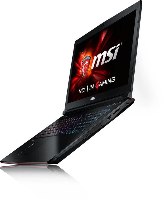 MSI GE72 2QFi7W8H11 Apache Pro, Core i7-5700HQ, 8GB RAM, 128GB SSD, 1TB HDD, GeForce GTX 970M, DE