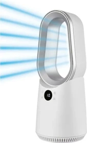 Tronic Rotorloser Tischventilator weiß