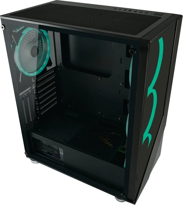 LC-Power Gaming 803B Shaded_X, Glasfenster