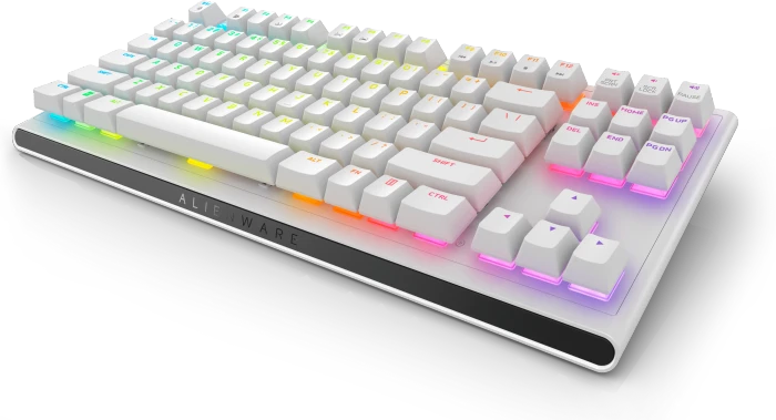 Dell Alienware AW420K, Lunar Light, TKL, MX RGB RED, USB, US