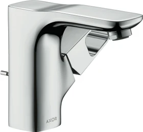 Hansgrohe Axor Urquiola Einhebel-Waschtischmischer 110 für Handwaschbecken mit Zugstangen-Ablaufgarnitur chrom