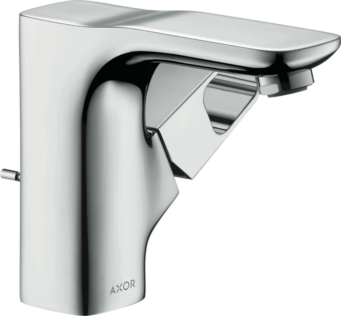 Hansgrohe Axor Urquiola Einhebel-Waschtischmischer 110 für Handwaschbecken mit Zugstangen-Ablaufgarnitur chrom