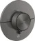 Hansgrohe Axor ShowerSelect ID rund Thermostat für 1 Verbraucher und einen zusätzlichen Abgang brushed black chrome Vorschaubild