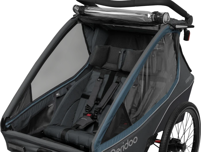 Qeridoo Kidgoo 2 Lite Fahrradanhänger navy blue (Modell 2026)