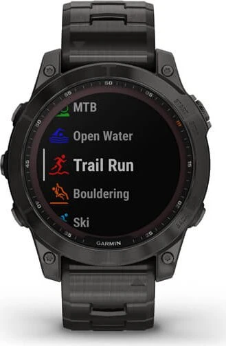 Garmin Fenix 7 Sapphire Solar slate grey dlc titan/dlc titan