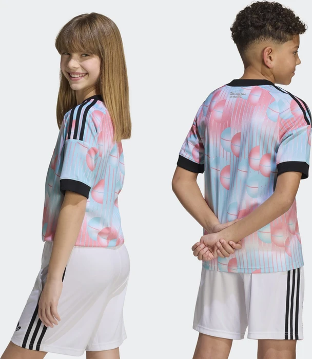 adidas FIFA WM 2026 Belgien Auswärtstrikot kurzarm frozen blue (Junior)