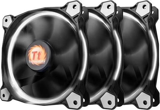 Thermaltake Riing 12 LED weiß, 120mm, 3er-Pack