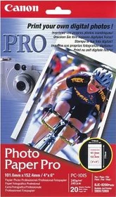 Canon PC-101S Pro Fotopapier weiß, 10x15cm, 245g/m², 20 Blatt