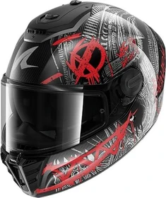 Shark Spartan RS Carbon Shiever schwarz/grau/rot