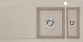 systemceram Mera 100 F Einbau Becken rechts fango