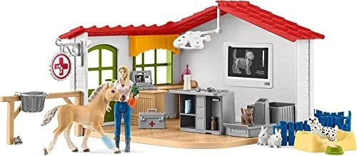 Schleich Farm World - Tierarzt-Praxis mit Haustieren