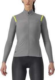 Castelli Tutto Nano RoS Trikot langarm nickel grey/yellow fluo (Damen)