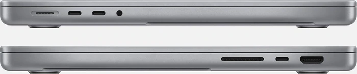 Apple MacBook Pro 14.2", Space Gray, M1 Pro - 10 Core CPU / 16 Core GPU, 16GB RAM, 1TB SSD, DE [2021]
