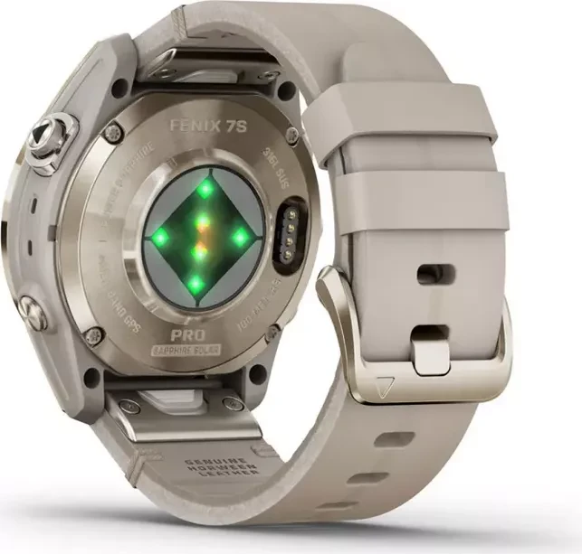 Garmin Fenix 7S Pro Sapphire Solar light sand/soft gold