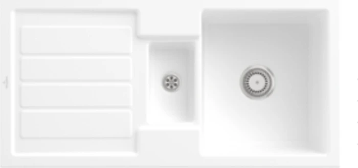 Villeroy & Boch Flavia 50 Einbau Becken reversibel weiß alpin