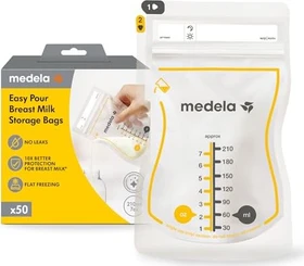 Medela Easy Pour Einweg-Muttermilchbeutel, 50 Stück