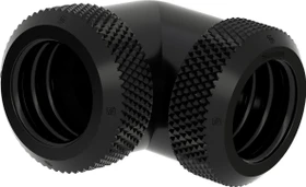 Barrow TWT90KNS-K14 90° Verbinder für 14mm Hard Tubes, schwarz