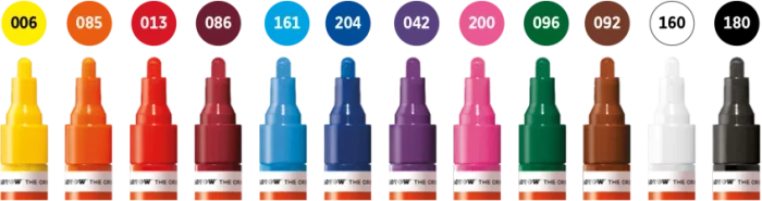 Molotow ONE4ALL 227HS 4mm Acrylmarker Main-Kit 1 sortiert, 12er-Set