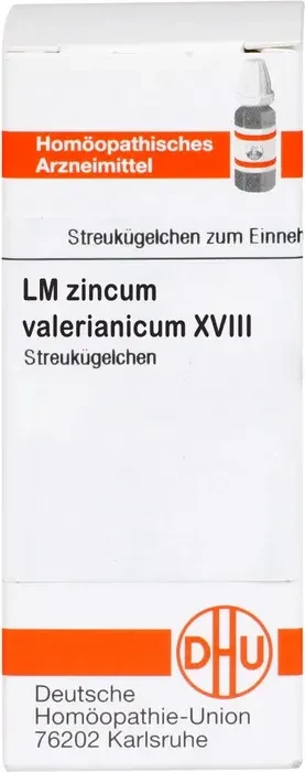 DHU Zincum Valerianicum LM XVIII Globuli, 5g
