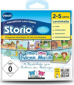 VTech Storio 2 Spiel Nino & Nina hören Musik