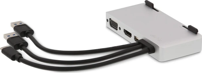LMP USB-C Attach Dock Pro, silver, 1x USB-C 3.0 [Stecker], 2x USB-A 3.0 [Stecker]