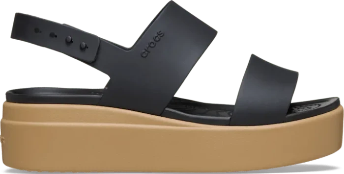 Crocs Brooklyn Low Wedge black/cashew (Damen)