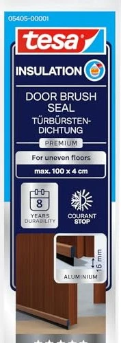 tesa tesamoll COMFORT Türdichtschiene 15mm