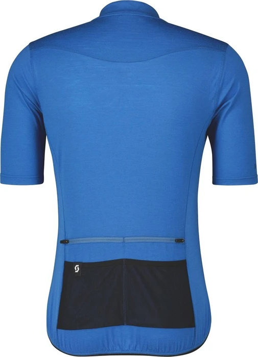 Scott Gravel Merino Trikot kurzarm storm blue/midnight blue (Herren)