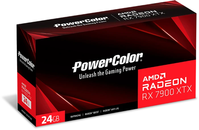 PowerColor Radeon RX 7900 XTX, 24GB GDDR6, HDMI, USB-C, 2x DP