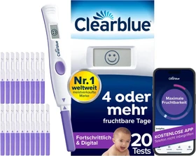 Clearblue Fortschrittlich & Digital Ovulationstest, 20 Stück