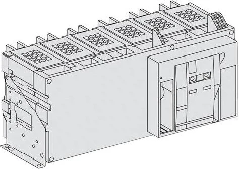 Schneider Electric MasterPact NWb 6300A H1 Icu=100kA/440V 3P Grundschalter Festeinbau