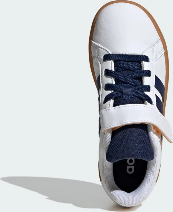 adidas Grand Court 2.0 cloud white/dark blue/gum (Junior)