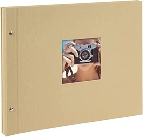 Goldbuch Schraubalbum Bella Vista 39x31 weiße Seiten beige