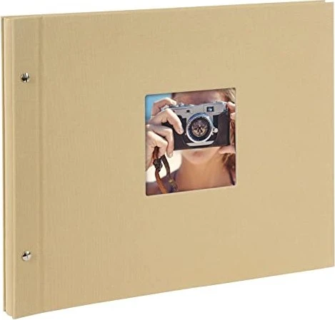 Goldbuch Schraubalbum Bella Vista 39x31 weiße Seiten beige