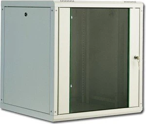 Digitus Professional Unique Serie Wandschrank 12HE, Sicherheitsglastür, IP2X, grau, 450mm tief
