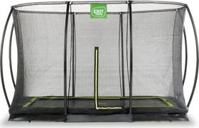 Exit Toys Silhouette mit Sicherheitsnetz 214x305cm Bodentrampolin schwarz
