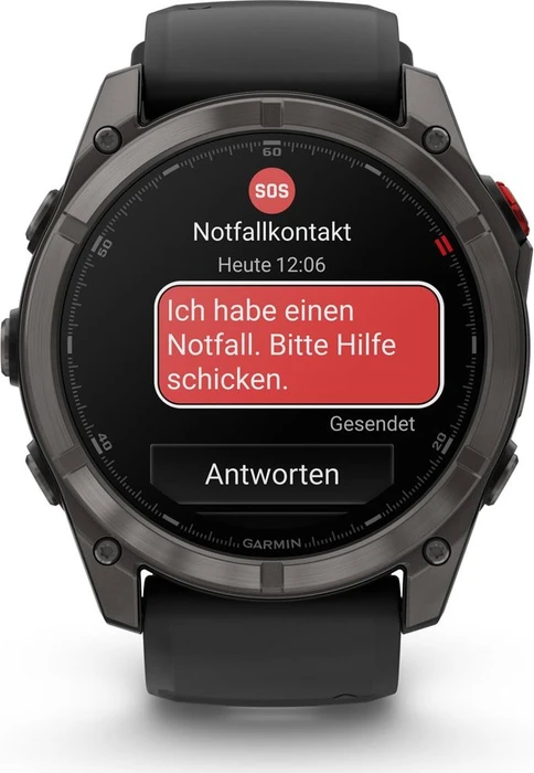 Garmin Fenix 8 Pro 51mm AMOLED carbon grey dlc titanium/black-pebble grey silicone