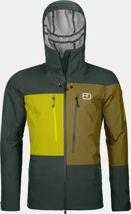 Ortovox 3L Deep Shell Funktionsjacke green pine (Herren)